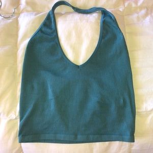 Urban Outfitters, Aqua/Blue Halter Top, Seamless